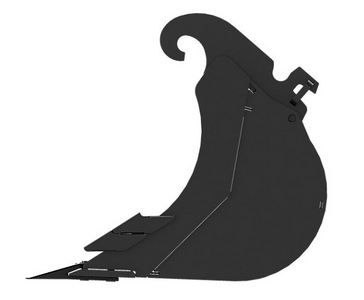 Godet d'excavation-mini-pelle - caterpillar finance france - 600 mm (24 in) - poids 121 kg_2