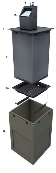 Gtl 6,0 - borne d'apport volontaire - bauer gmbh - poids totale 6220 kg_2