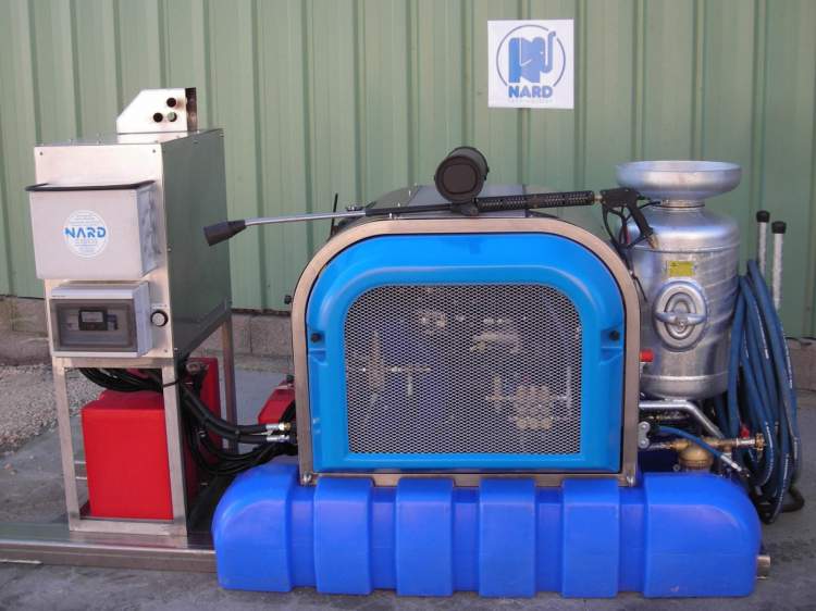 Machine hydrogommage électrique pour le nettoyage des graffiti -  SKID GOM 50 HP_2