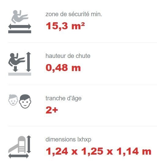 Maisonnette en acier inoxydable et PEHD haute qualité - Aire de jeux conforme EN1176 - Référence BT12037_2