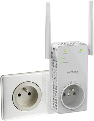 NETGEAR EX6130 àÉmetteur réseau Blanc 10, 100 Mbit/s_2
