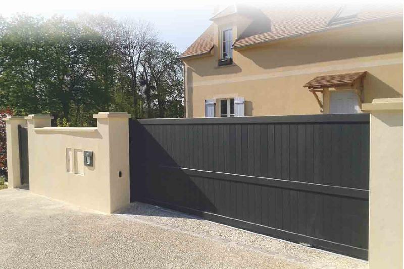 Portail coulissant standard traversant - 3000 / 1700_2