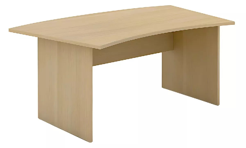 Bureau individuel forme arrondie pied panneau So Jumilla_2