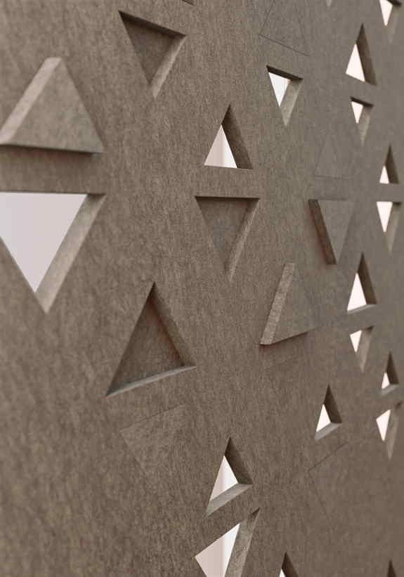 Claustra décoratif et fonctionnel pour aménagement intérieur