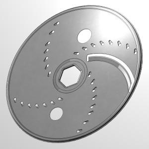 Cartouche éminceur simple avec lame intégrée ou rapportée - Adiamas - Disques râpeurs et éminceurs pour préparateurs culinaires_2