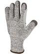 Gants anti-coupures - Empiècement croûte de cuir - Jauge 10 - Indice coupure niveau D_2