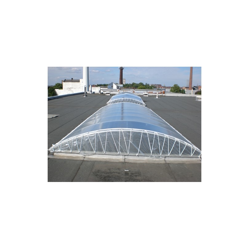 Couverture de skydome en bâche PVC résistante - Protection solaire et étanchéité_2