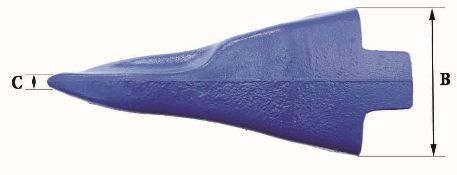 Dents de godet Fastkey FK11 PR - 20,60 kg - Dimensions 420x173x5mm_2