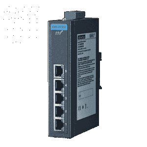 Switch Rail DIN industriel 5 ports Ethernet Gigabit - Boîtier métallique IP30 - Alimentation redondante - Référence: EKI-2725-CE_2
