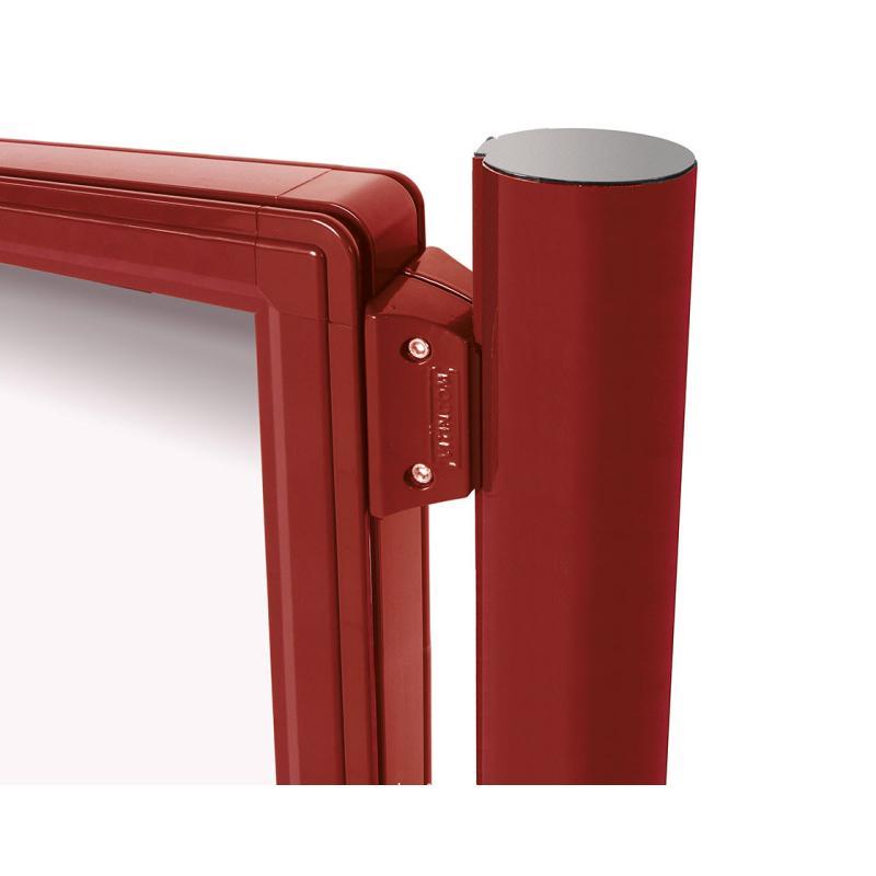 Vitrine extérieure 2000 sur poteaux Ø76 mm - Plexichocs®, serrure sécurisée et options personnalisables - Réf : 410070+416411+402900.Gpro_2