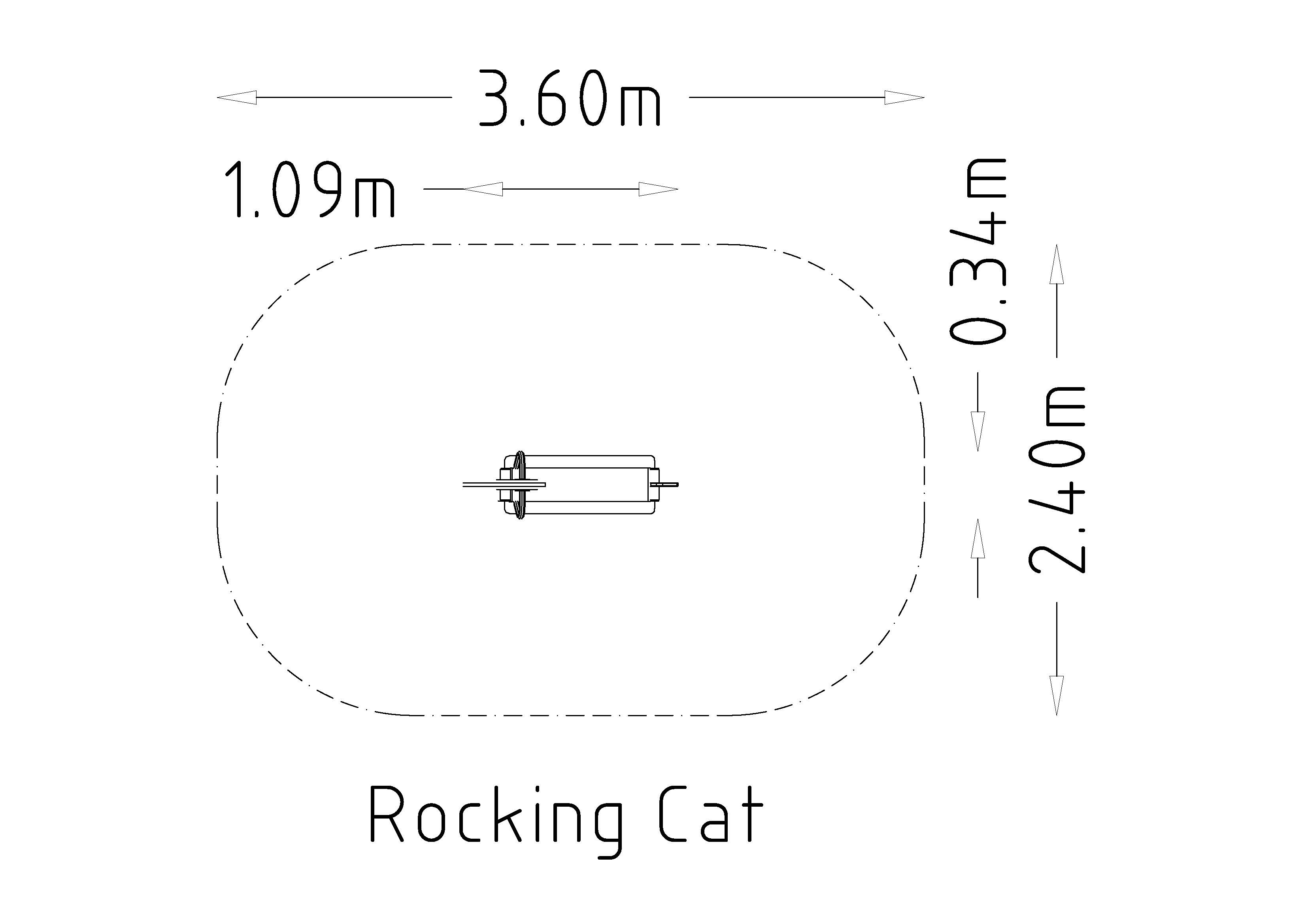 Jeu sur ressort à bascule Cat, 1 place - réf 8000955 - Hags - Gris - Fondation à enterrer_2