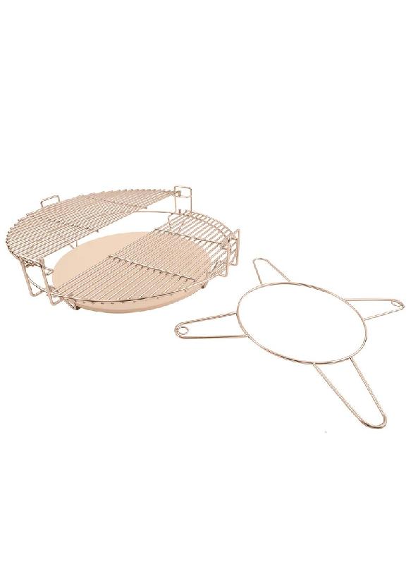 Pack Kamado Kamal 60 complet Barbecook - céramique haute résistance, grille Ø 53 cm, accessoires inclus_2