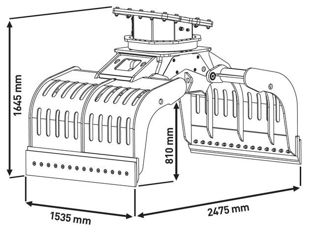 Pince de tri MB-G1500 - pratique, mobile, efficace_2