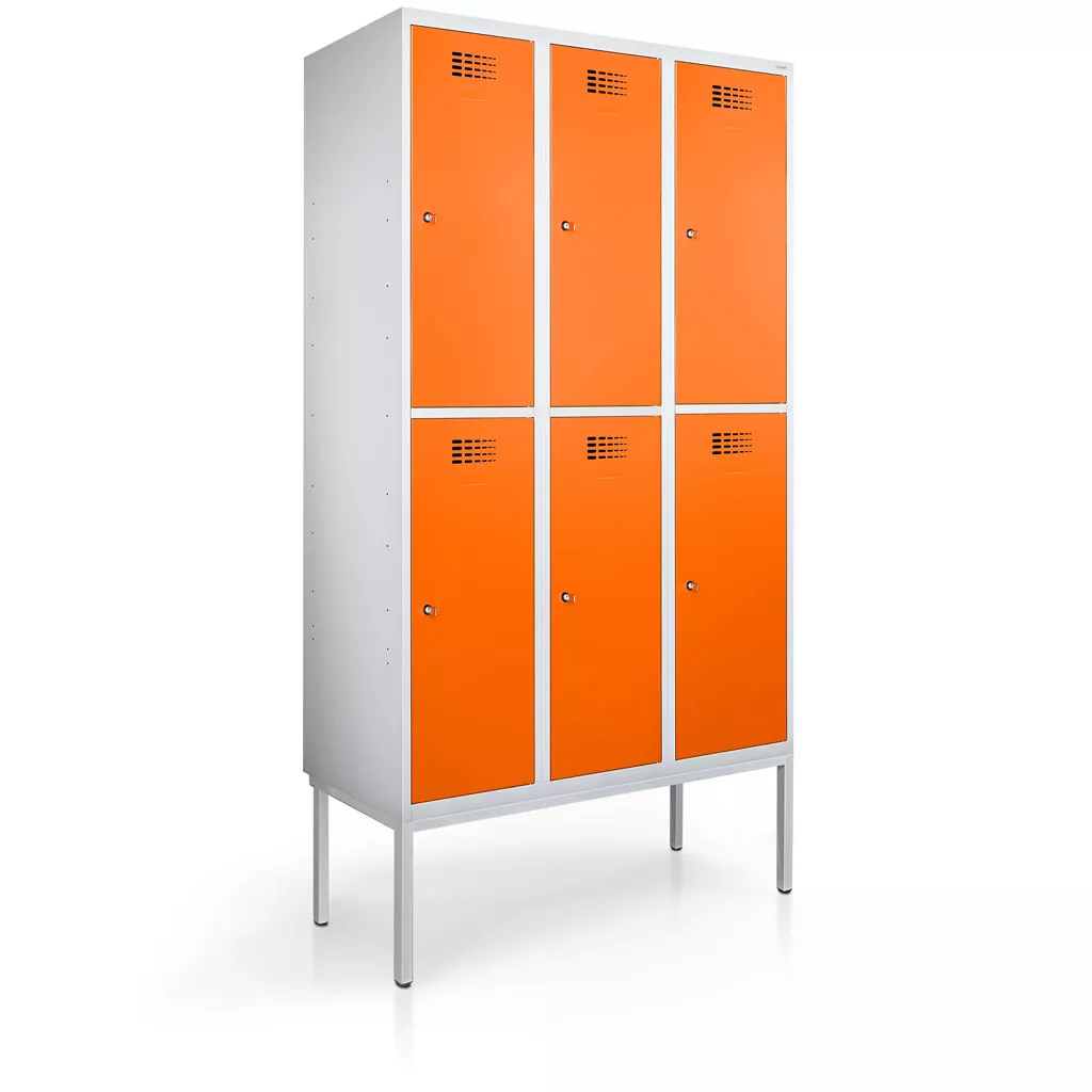 Vestiaire métallique 6 portes  - 120 cm de largeur_2