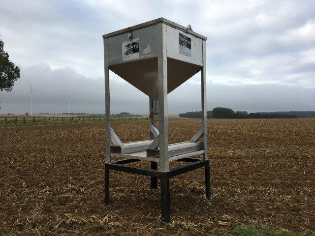 Cellule, silo NC - Trémie aluminium 1.0m x 1.0m - Occasion - Capacité 0.5m3_2