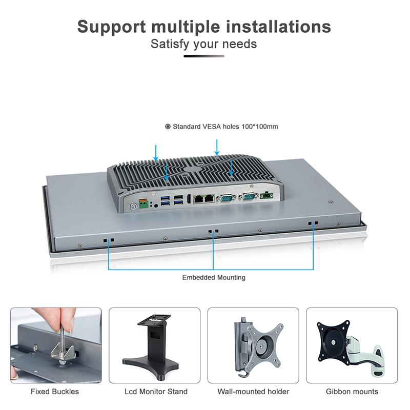 Panel PC industriel fanless 18,5 pouces Full HD - EVI-185WAC - Intel Core i3/i5/i7 Whiskey Lake/Comet Lake_2