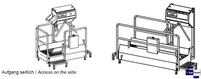 Sas d'hygiene : tourniquet électrique, automate de désinfection à 2 mains_2