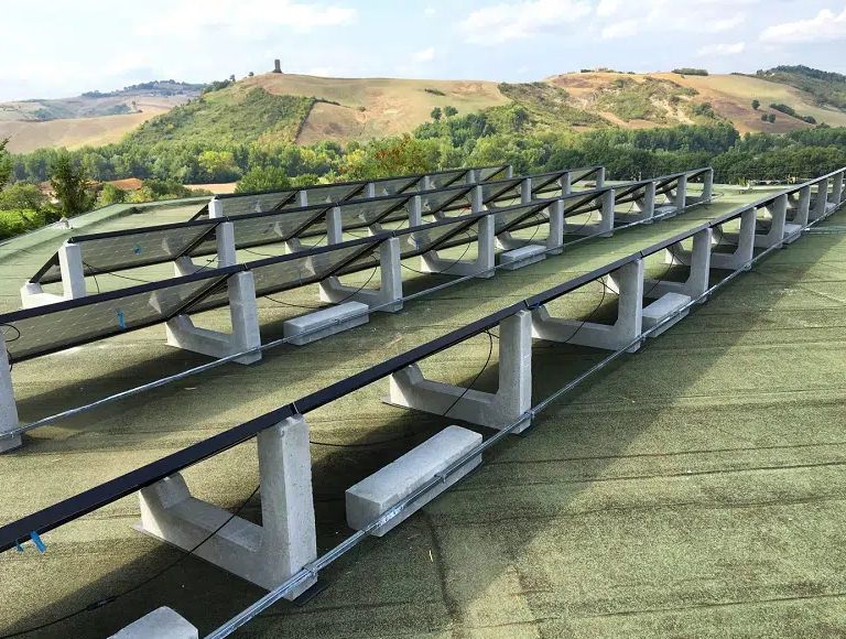 Support photovoltaïque 30° - Au sol ou sur toit terrasse_2