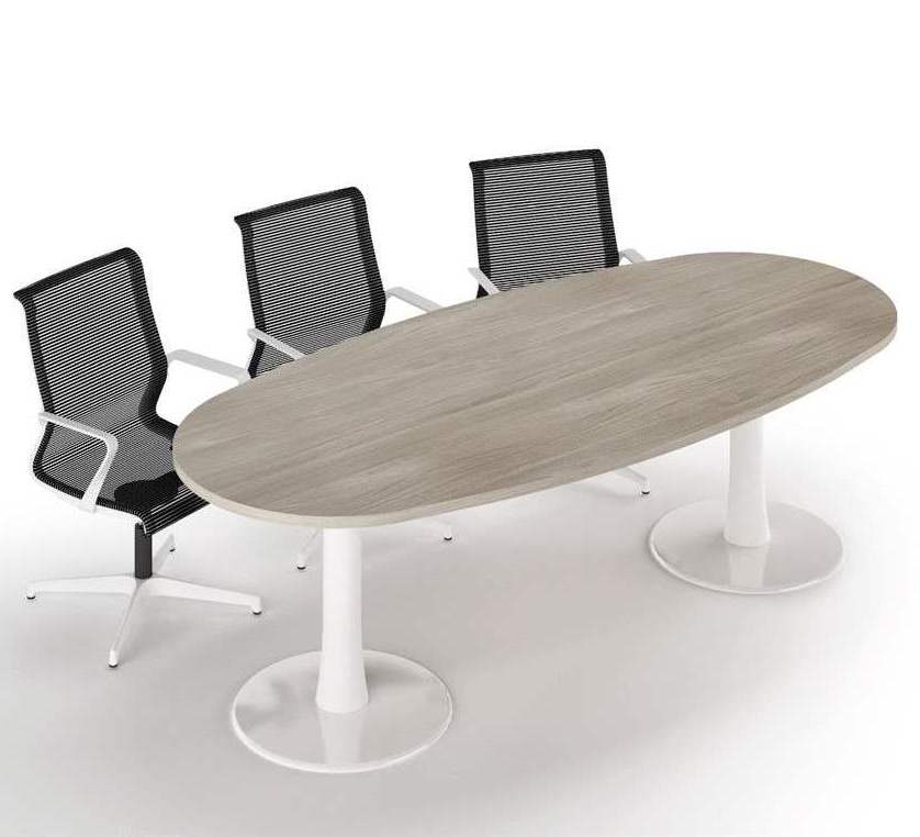 Table conférence IDEA - 4 à 14 places - ovale, ronde, tonneau, electrifiable_3