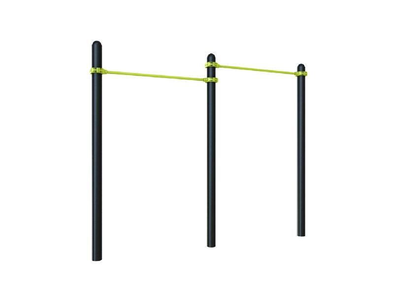 Barre fixe double  - Gamme Street Workout DAMAPRO_0