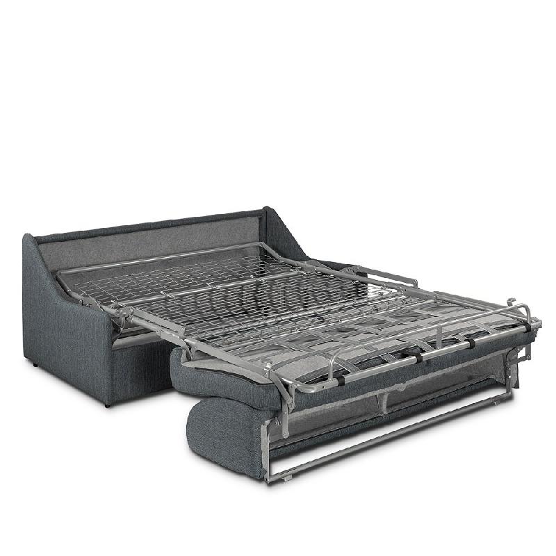Canapé-lit Ristretto Express Compact - Matelas 140 cm épaisseur 16 cm - Tissu tweed gris graphite_2