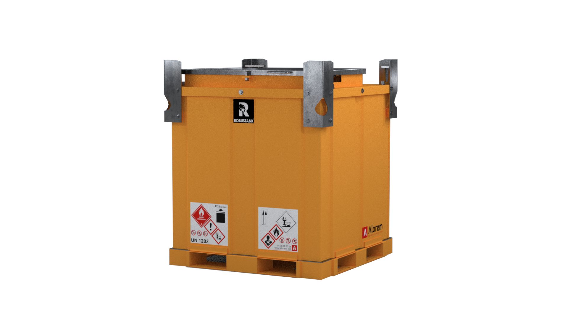 Cuve empilable pour stockage et transport de carburants