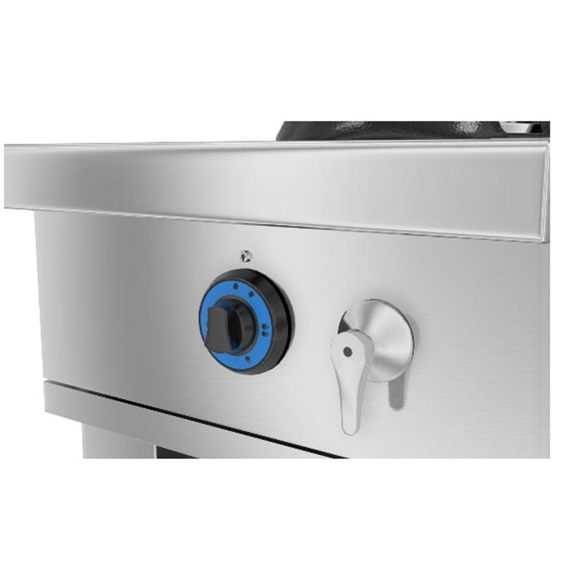 Wok à gaz 1 brûleur + robinet eau - 14 kW_2