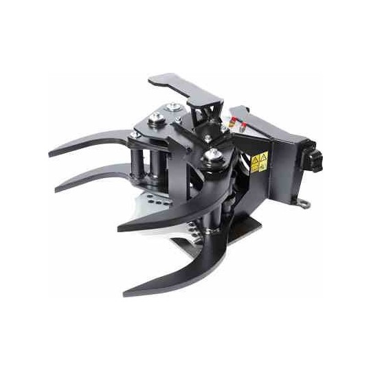 Grappin coupeur forestier - Couteau fixe en Hardox 400 - Compatible mini-pelle, tracteur et grue_2