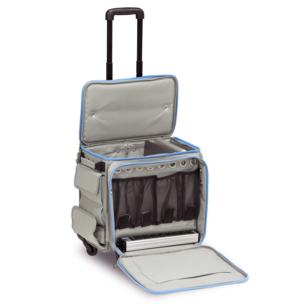 Valise multimédia GO2+ - Chargement secteur AC portable pour 8 appareils, ordinateurs et tablettes - Vertical_2