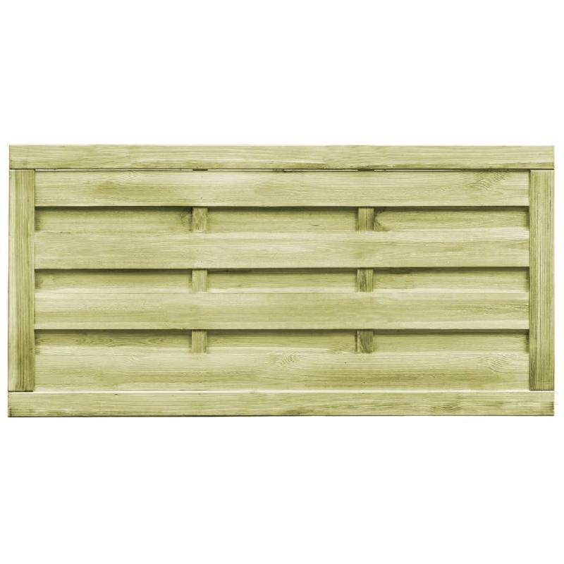 Vidaxl portillons 2 pcs bois de pin imprégné 150x75 cm vert 45320_2