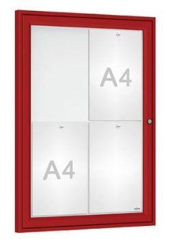 Vitrine extérieure Tradition peinte - simple face - de 2 à 18 A4_2