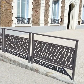 Barrière VENISE avec tôle décorative_2