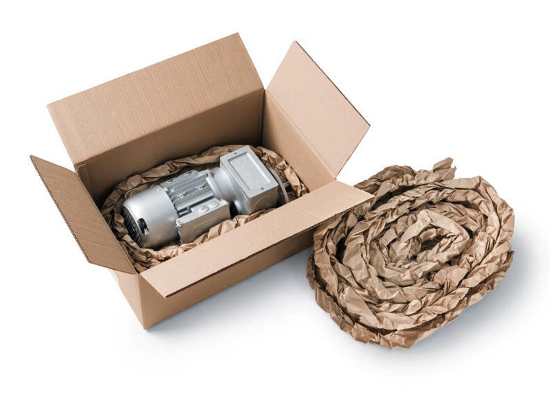 Papier froissé pour machine Paper+ Track - 252168 – 400 mm x 7000 m - Recyclé brun_2