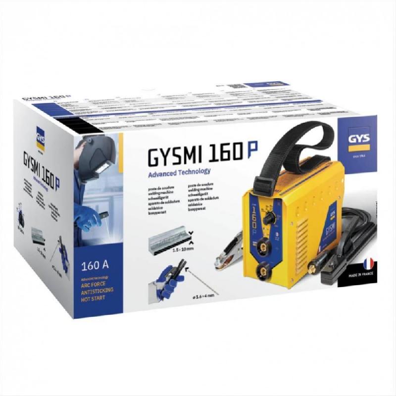Poste à souder inverter GYS GYSMI 160P - compact, léger, 230V, acier/inox/fonte, électrodes 4mm_2