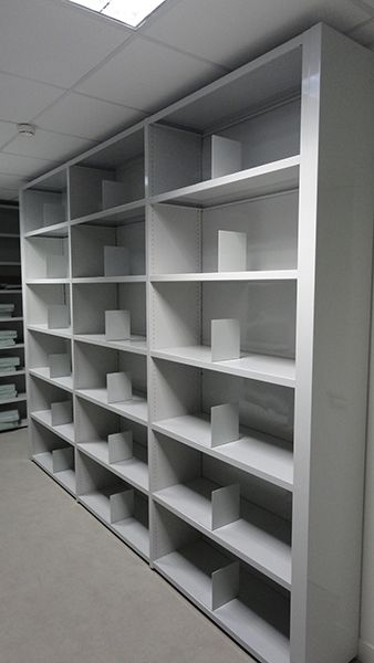 Rayonnage fixe - rayonnage archive - alphadex - capacité : profondeur standard 355 mm_2