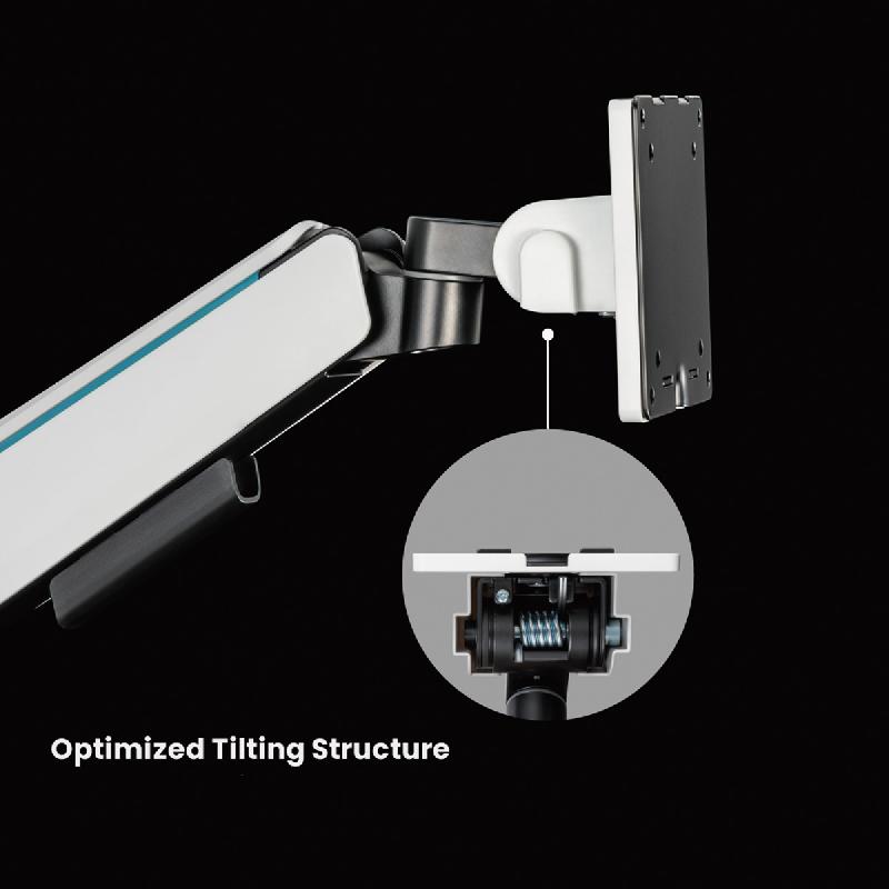 ROLINE Support double LCD à gaz, 5 axes de rotation, max. 20 kg_2