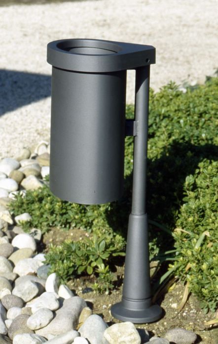 2273 000 - Poubelle publique Gilia - Neri - 33,5 L - Fonte, Acier, Aluminium_2