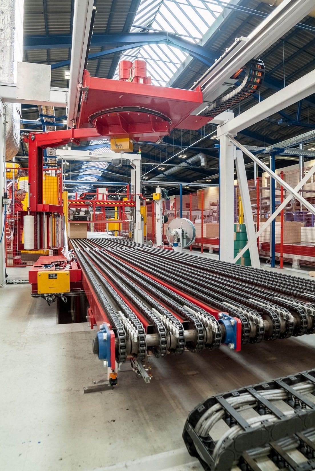 Banderoleuse à bras tournant - Schermesser - automatique pour grandes dimensions et production élevée_2
