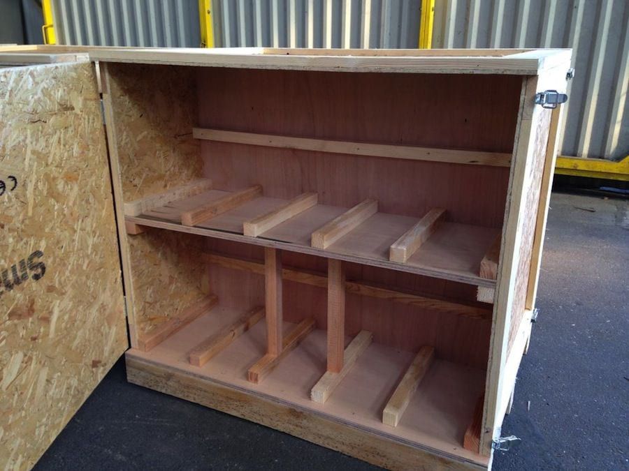 Caisse Palembal pour transport sécurisé en bois OSB3 et massif