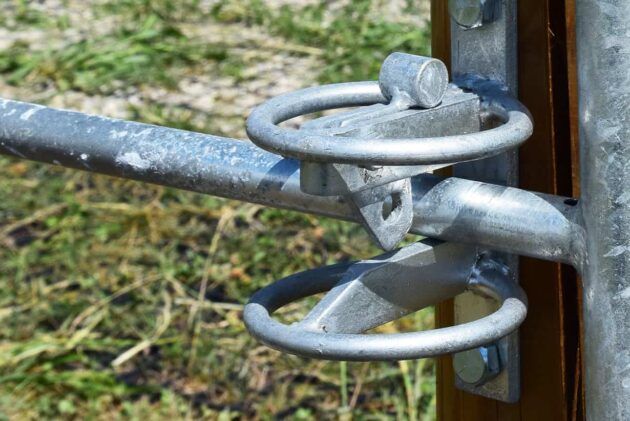 Porp5n - barrière agricole galvanisée - porte de prairie 5-6 m_2