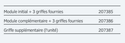 Support vélos de 3 places en acier à faible encombrement au sol avec rangement épi - LIGNE CONVIVIALE_2