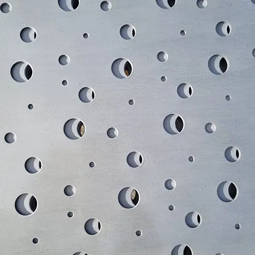 Tôles perforées - motif bulle de savon_2