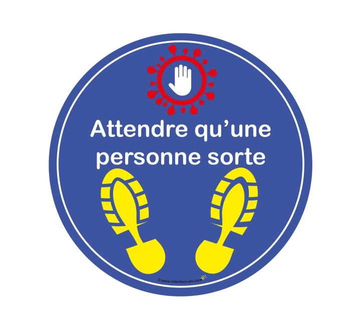 Adhésif à poser au sol - Sécurité sanitaire - pro301_2