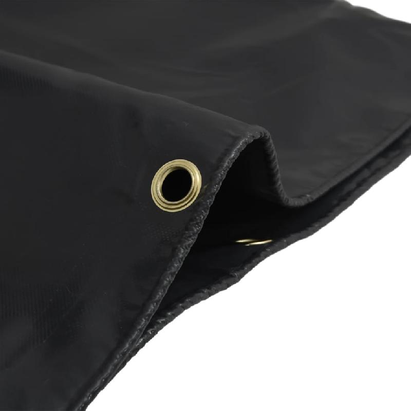 Vidaxl bâche noir 5x8 m 650 g/m² 156081_2