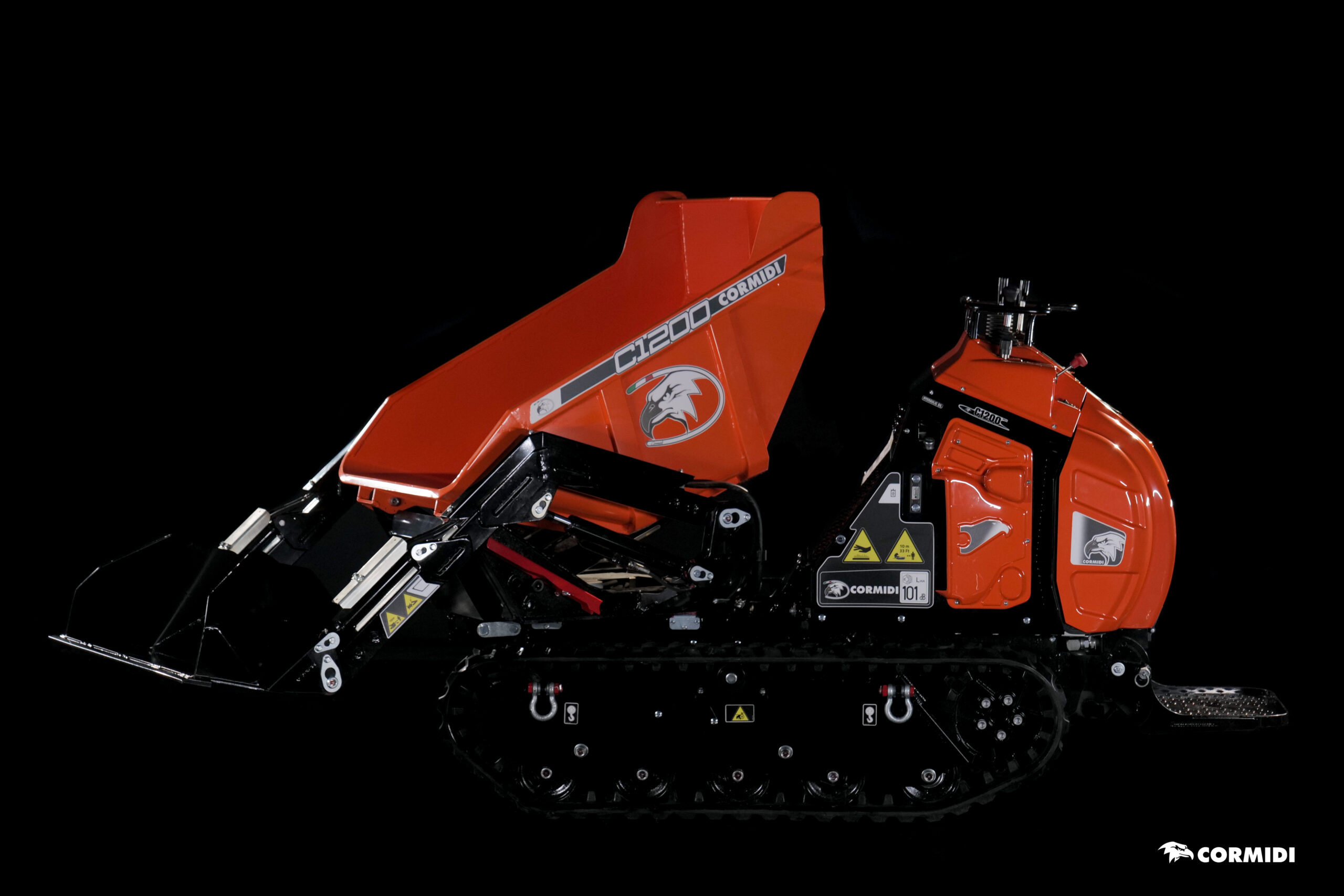 Minidumper polyvalent, avec système Quick Attach, capacité 1200kg - Cormidi_2