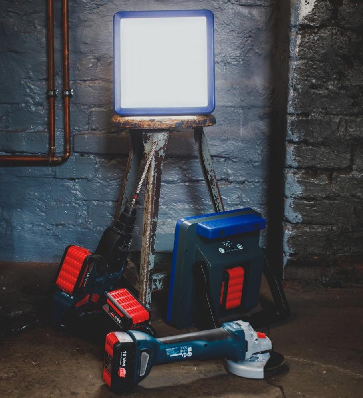 Projecteur de chantier LED à batterie - Gladiator SLI B18V, 4000 lm, Bosch 18V, garantie 3 ans_2
