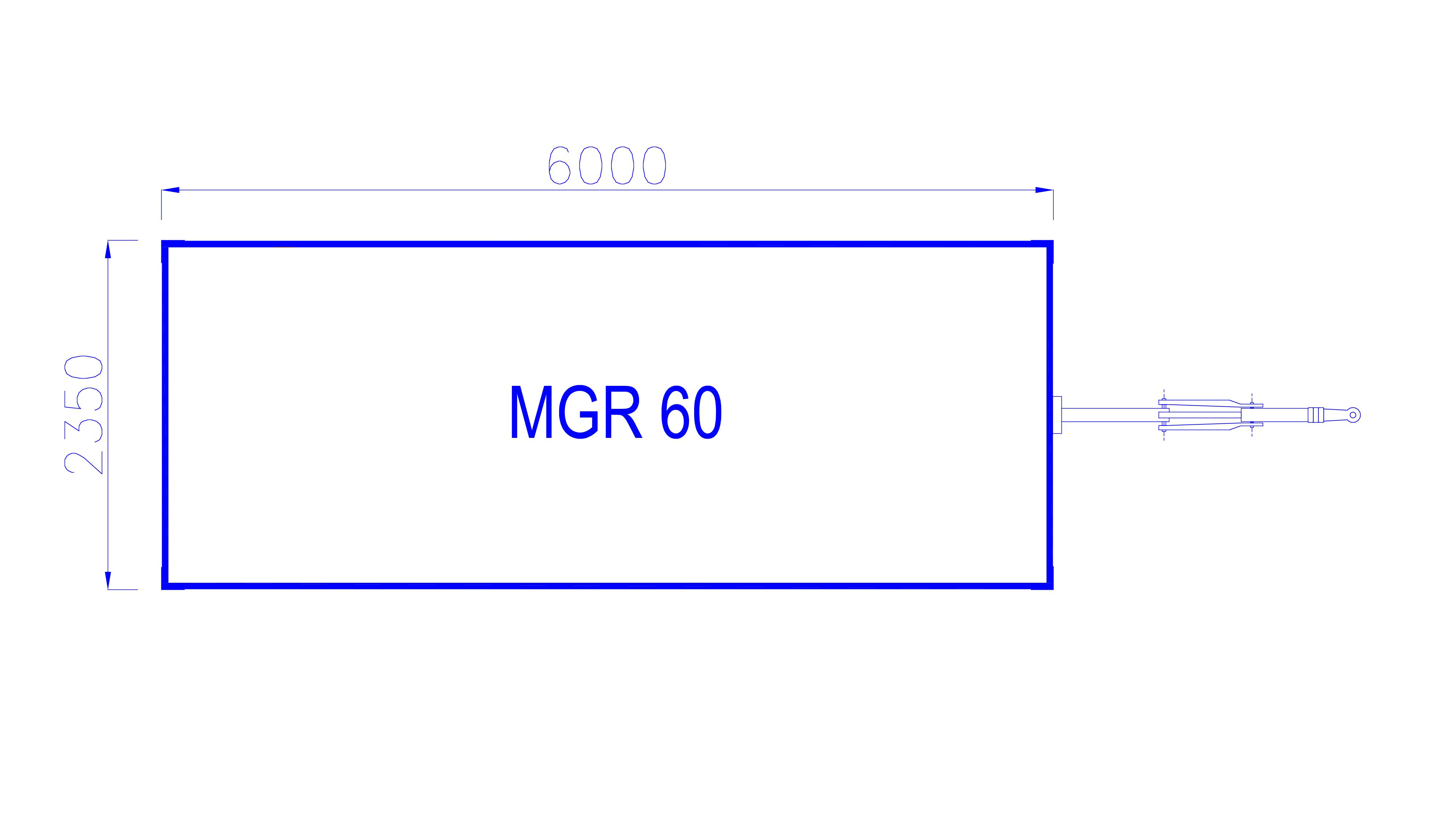 Roulotte de chantier mgr 60 / base-vie / 6 x 2.35 x 3.02 m_2