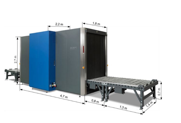 Système de contrôle à rayons X de 200 kV du fret aérien, des palettes et autres objets volumineux et lourds - Rapide et efficace - HI-SCAN 145180-2is pro_2