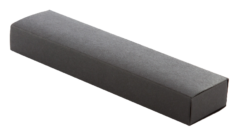 Stylo aluminium encre bleue - livré dans un étui cadeau - couleur gris foncé - 35g_2