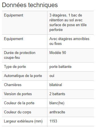 201484w - Armoire de sécurité coupe-feu Select W-123-O - 90 minutes de résistance, 3 étagères réglables, portes blanches_2